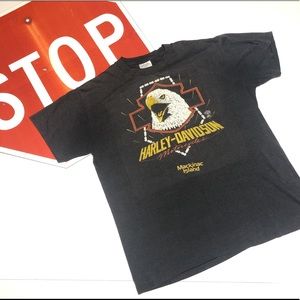 Vintage 1984 Mackinac Island Rare Harley Tee 3d